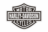 Black and White Harley Davidson Decal