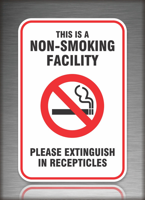 No Smoking Sign Extinguish