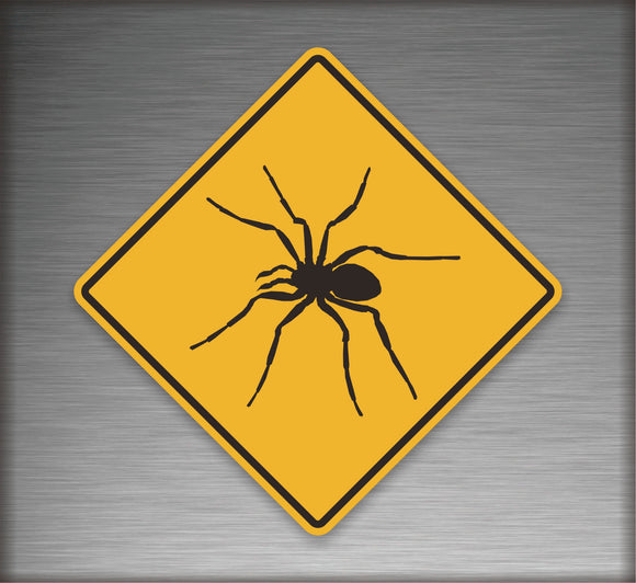 Spider Crossing Sign