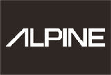 Alpine Stereo Decal