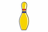 Bowling Pin Decal and Sticker