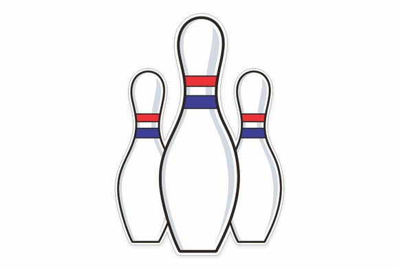 Bowling Pin Decal