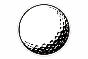 Golf Ball Sticker