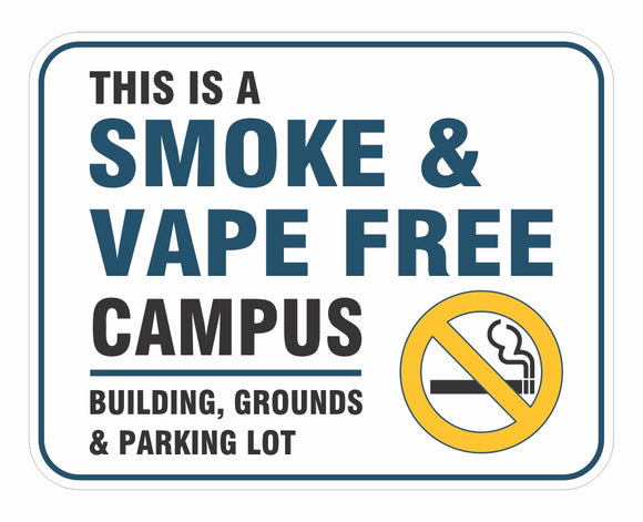 Smoke Free Campus Decals