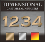 Dimensional Metal Letters & Numbers