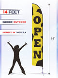 Open Flag and Banner