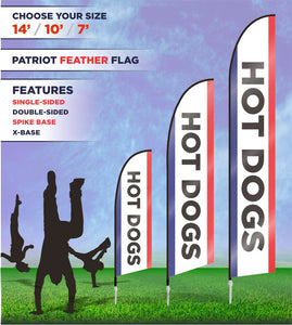 Hot Dog Banners and Flags