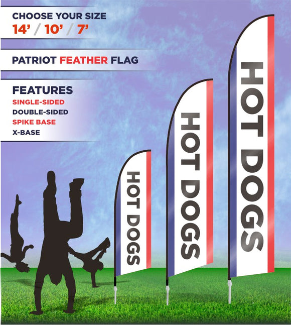 Hot Dog Banners and Flags