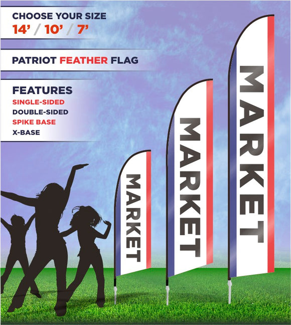 Market Flags and Banners