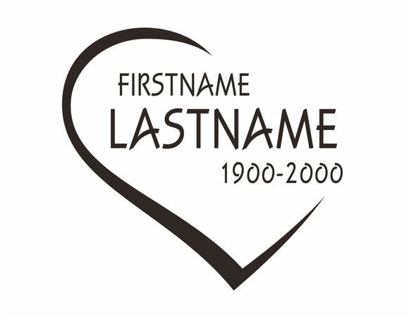 Eternal Love In Memory Decal