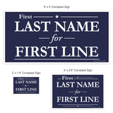 Dark Blue Serif