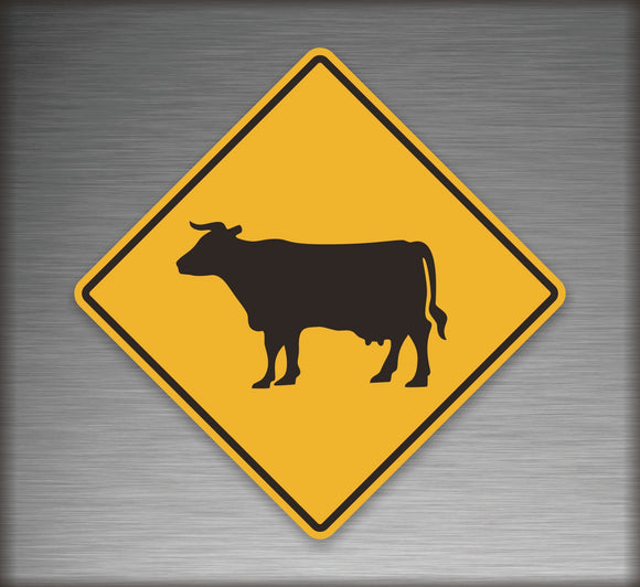 Cow Crossing Sign