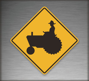 Farmer Crossing Sign