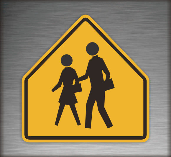 Pedestrian Cross Walk Sign