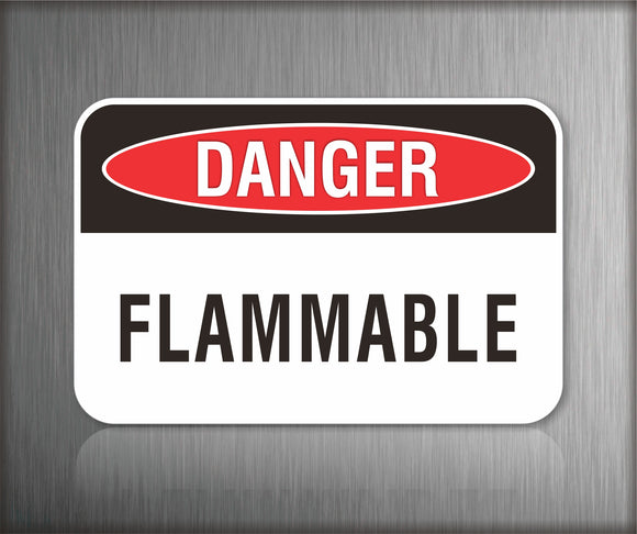 Danger Flammable Sign