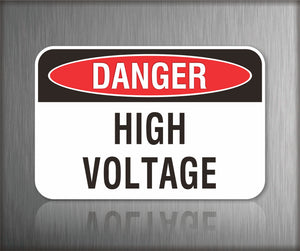 Danger High Voltage Sign