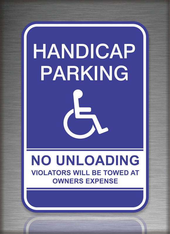 Handicap Parking No Unloading