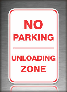 No Parking Unloading Zone