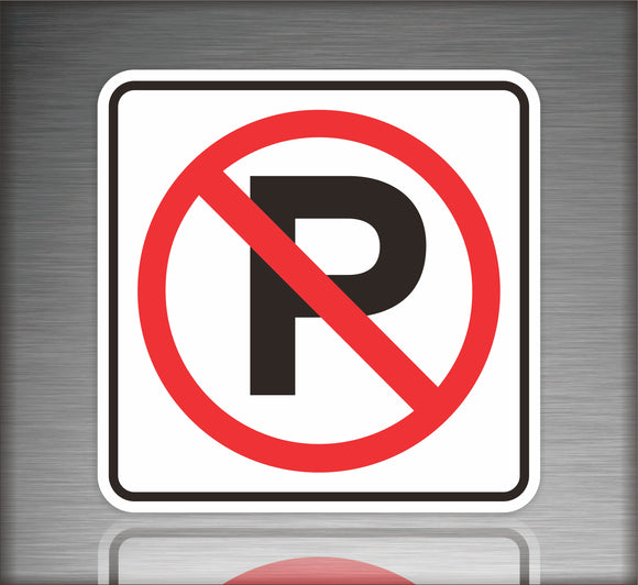 No Parking Symbol Sign
