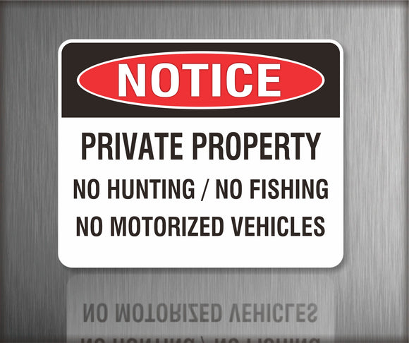 Private Property No Hunting No Fishing