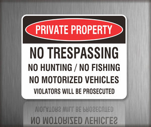 Private Property No Trespassing