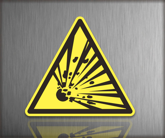 Explosion Risk Sign